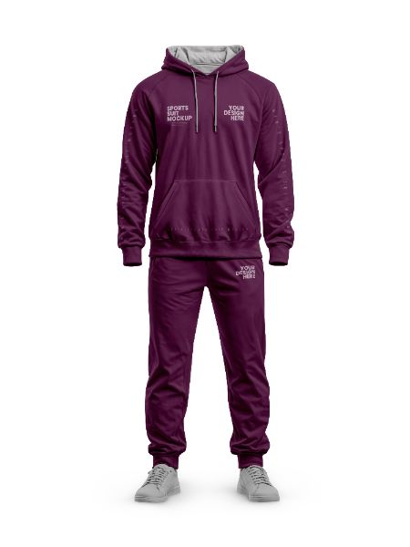 CONJUNTO DE MOLETOM MASCULINO ESPORTIVO PSD EDITÁVEL MOCKUP