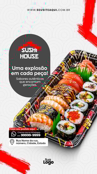 Story - Comida Japonesa - Social Media - Sushi