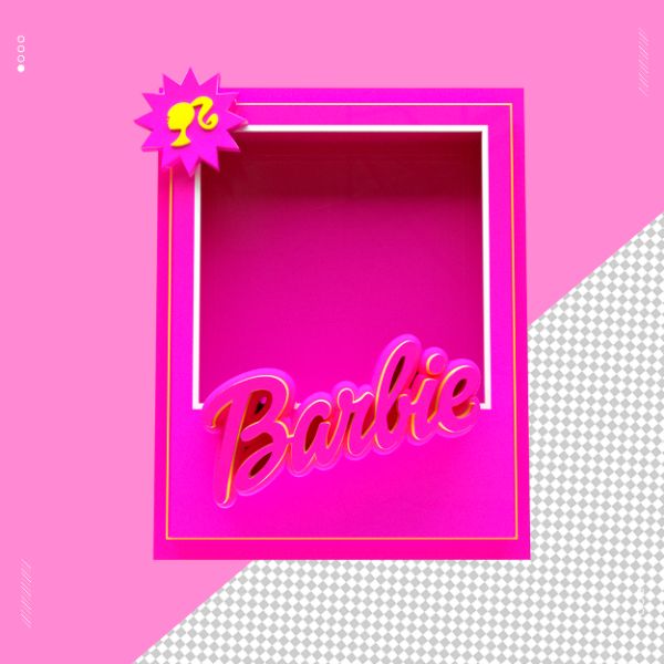 CAIXA DA BARBIE 3D PARA COMPOSIÇÃO