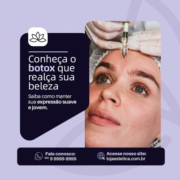 DERMATOLOGISTA BOTOX FEED PSD EDITÁVEL