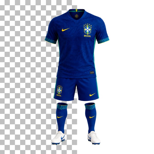 UNIFORME SELEÇÃO BRASILEIRA PSD EDITÁVEL