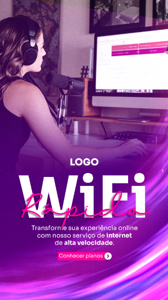 STORIES PROVEDOR DE INTERNET SOCIAL MEDIA POST - WIFI RÁPIDO