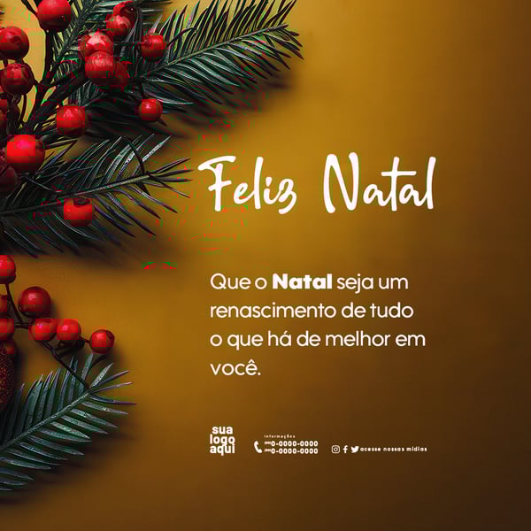MENSAGEM NATALINA FELIZ NATAL E BOAS FESTAS