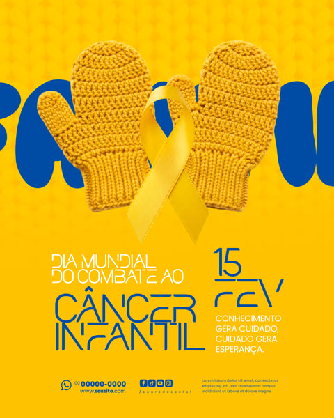 DIA MUNDIAL DE COMBATE AO CANCER INFANTIL