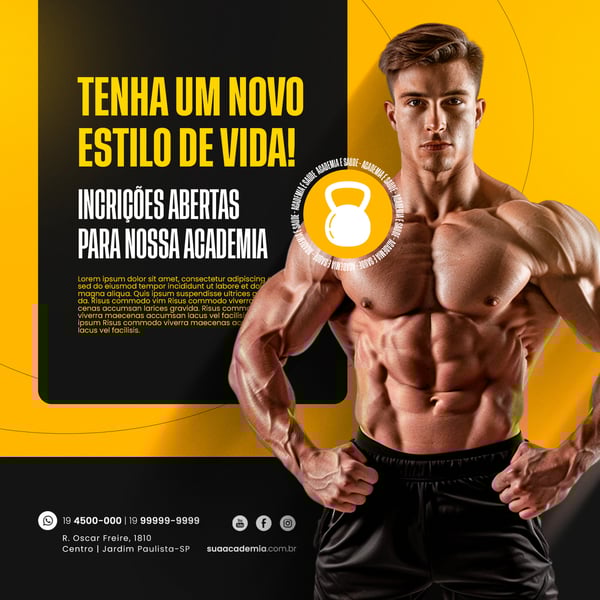 ACADEMIA - NOVO ESTILO DE VIDA