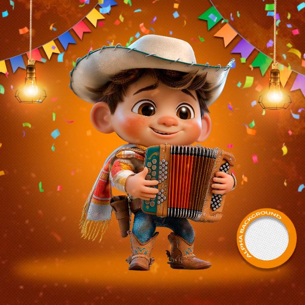 MASCOTES DE FESTA JUNINA MODELO 62