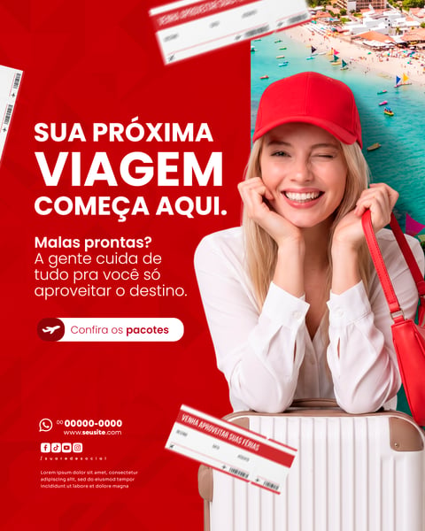 AGÊNCIA DE VIAGENS SOCIAL MEDIA PSD EDITÁVEL 1
