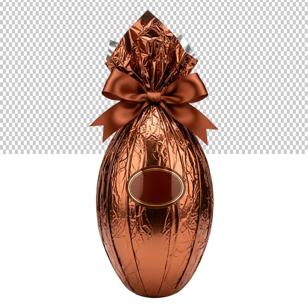 OVO DE CHOCOLATE PÁSCOA COM LAÇO EM PNG