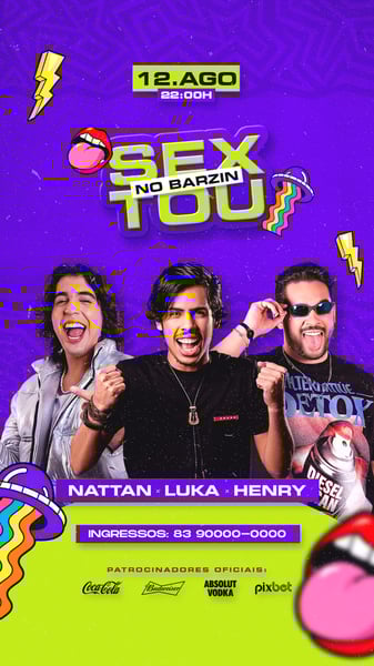 FLYERS PARA SHOWS E EVENTOS - VARIADOS