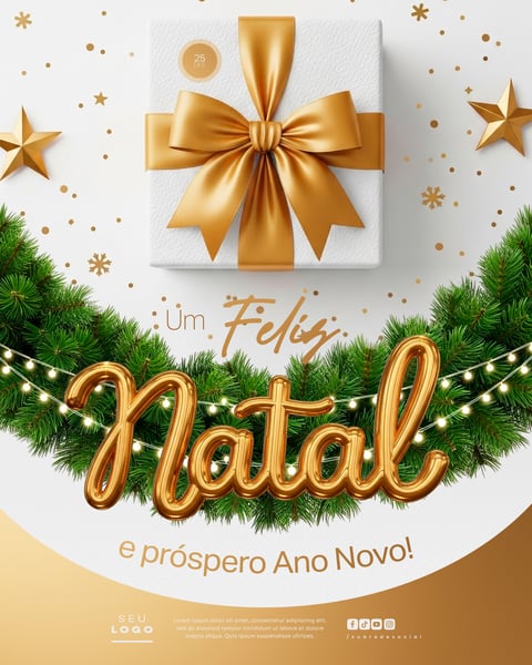 FELIZ NATAL E PRÓSPERO ANO NOVO 25 DE DEZEMBRO SOCIAL MEDIA PSD EDITÁVEL (1)