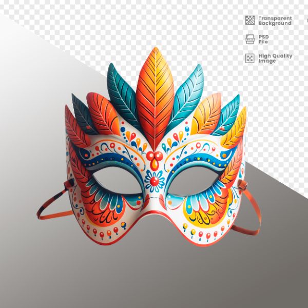 MÁSCAR DE CARNAVAL  - ELEMENTO PARA COMPOSIÇÃO