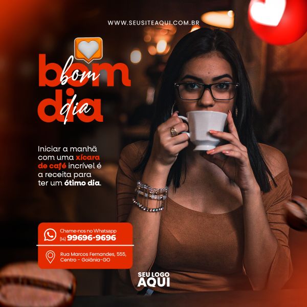 POST FEED | CAFETERIA | CAFÉ | SOCIAL MEDIA | PSD EDITÁVEL