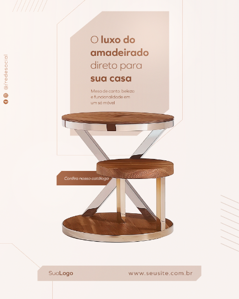 LOJA DE MÓVEIS E DECORAÇÃO SOCIAL MEDIA FEED VERTICAL