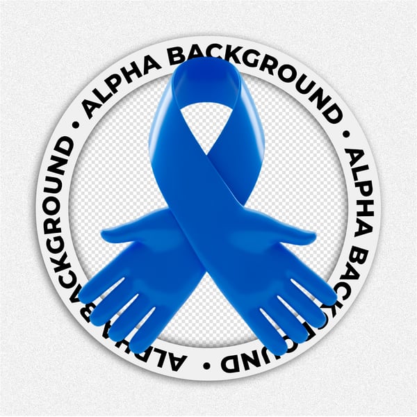 FITA AZUL E MÃOS AZUL PARA CAMPANHA DE NOVEMBRO AZUL 2