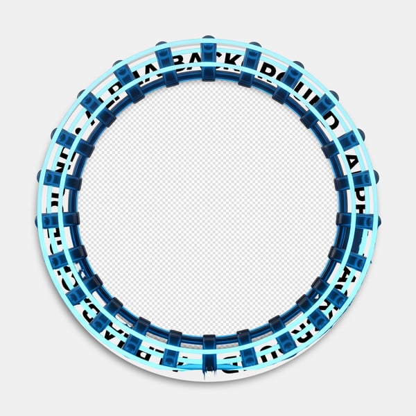 FUNDO CIRCULAR COM LUZES NEON 06