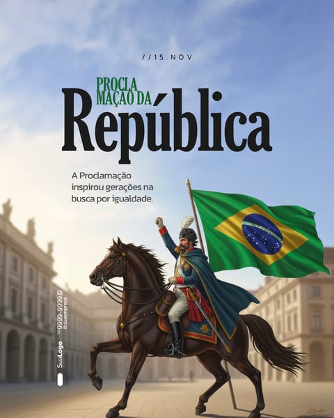 DIA DA PROCLAMAÇÃO DA REPÚBLICA DO BRASIL 15 DE NOVEMBRO SOCIAL MEDIA PSD EDITÁVEL (2)