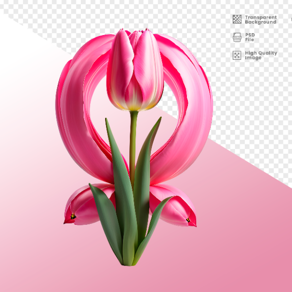 DIA DA MULHER -  ELEMENTO 3D  SÍMBOLO DE GÊNERO DA MULHER PARA COMPOSIÇÃO