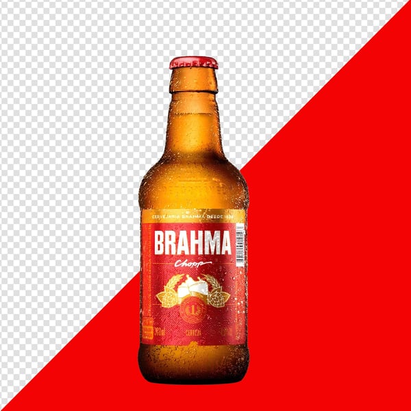 XZA 350ML CERVEJA BRAHMA PNG TRANSPARENTE SEM FUNDO