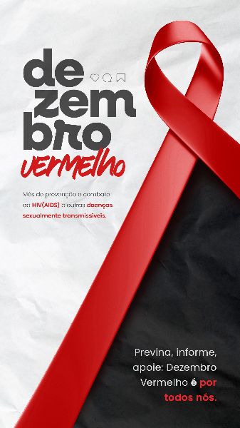 DEZEMBRO VERMELHO MÊS DE COMBATE CONTRA O HIV/AIDS 25