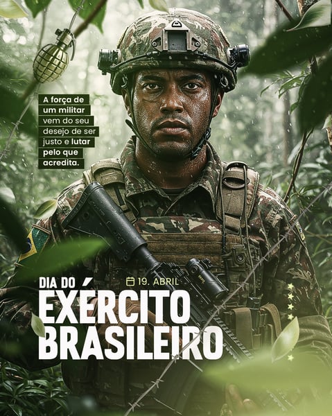SOCIAL MEDIA - DIA DO EXERCITO BRASILEIRO