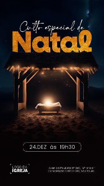 SOCIAL MEDIA - CULTO ESPECIAL DE NATAL STORY