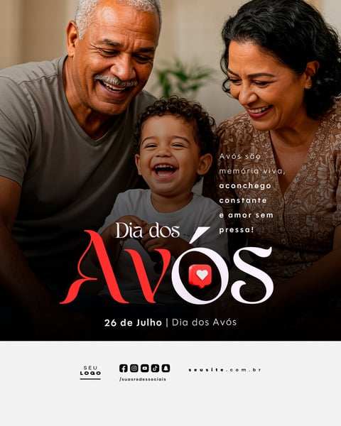 DIA DOS AVÓS 26 DE JULHO SOCIAL MEDIA PSD EDITÁVEL 8