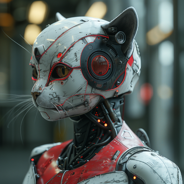 GATO ROBOTICO - FUTURISTA