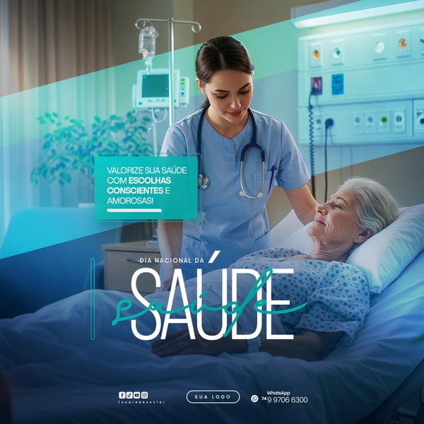 DIA NACIONAL DA SAÚDE 05 DE AGOSTO FLYER SOCIAL MEDIA PSD EDITÁVEL 14