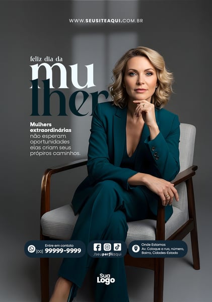 FEED DIA DA MULHER SOCIAL MEDIA PSD EDITÁVEL 9
