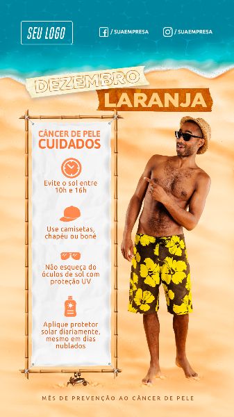 ONDE HÁ SOL, DEVE HAVER PROTEÇÃO DEZEMBRO LARANJA