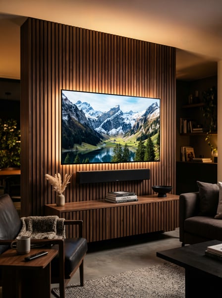 Sala de luxo com uma TV 3