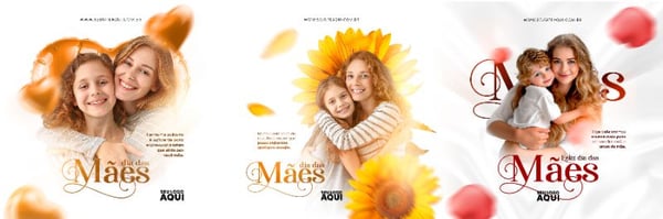 CARROSSEL QUADRADO - DIA DAS MÃES - PSD EDITÁVEL