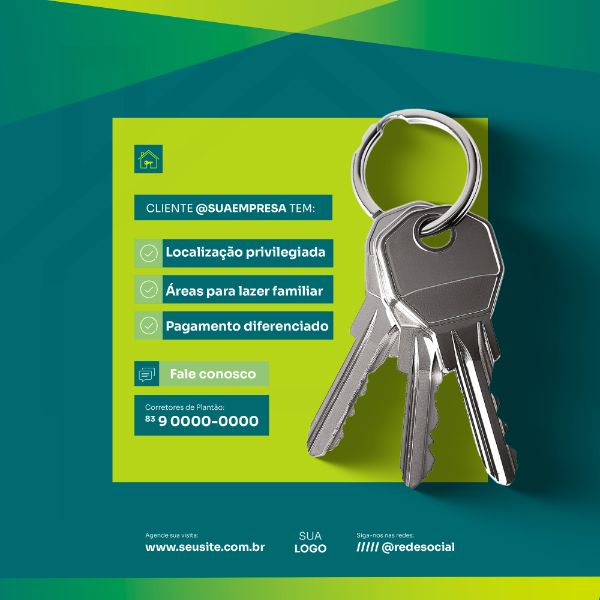 IMOBILIÁRIA IMÓVEIS CORRETOR SOCIAL MEDIA FEED