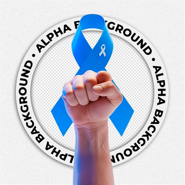 FITA AZUL COM UMA MÃO FECHADA PARA CAMPANHA DE NOVEMBRO AZUL2