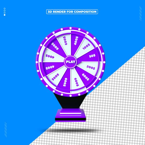 3d render object casino roulette