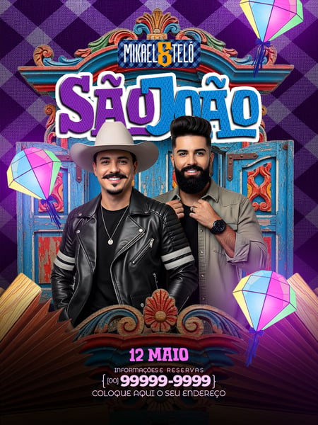 FEED FLYER EVENTOS SHOWS ARTISTAS SOCIAL MEDIA PSD EDITÁVEL 06