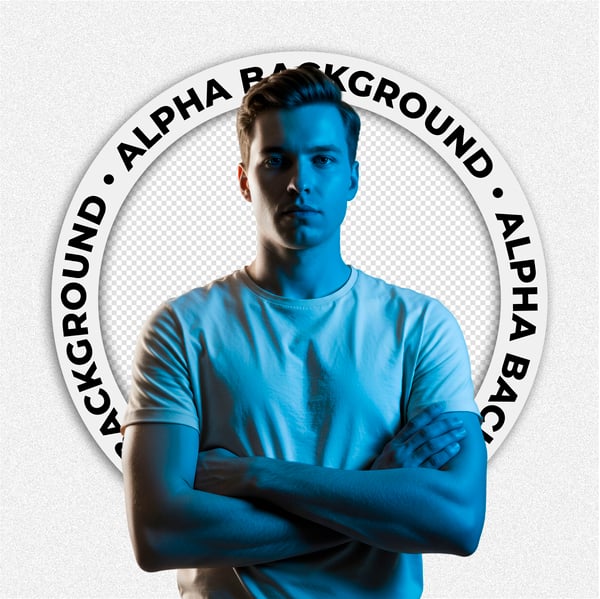 HOMEM JOVEM COM LUZ AZUL 3