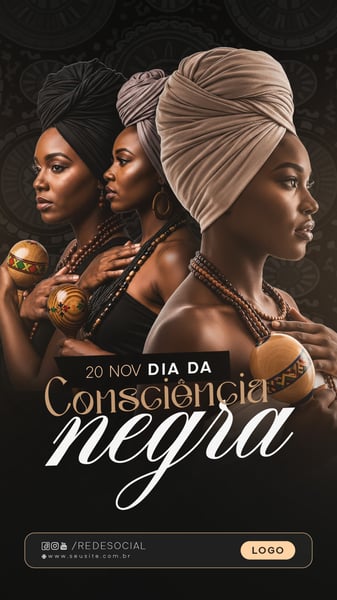 STORY DIA DA CONSCIÊNCIA NEGRA 20 DE NOVEMBRO SOCIAL MEDIA PSD EDITÁVEL - 02
