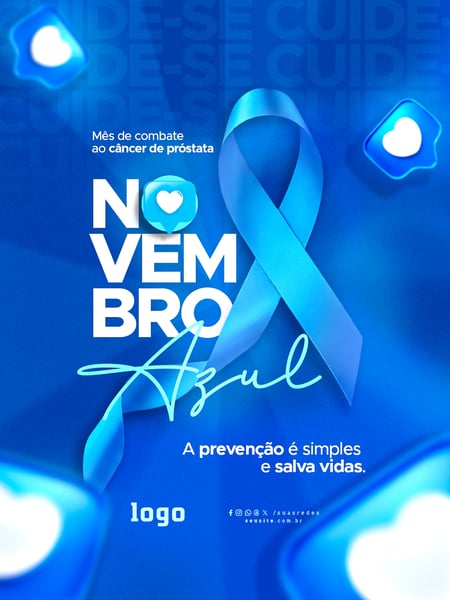 CAMPANHA NOVEMBRO AZUL COMBATE AO CÂNCER DE PRÓSTATA