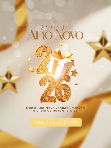 FLYER FELIZ ANO NOVO 2026 PSD EDITÁVEL 4