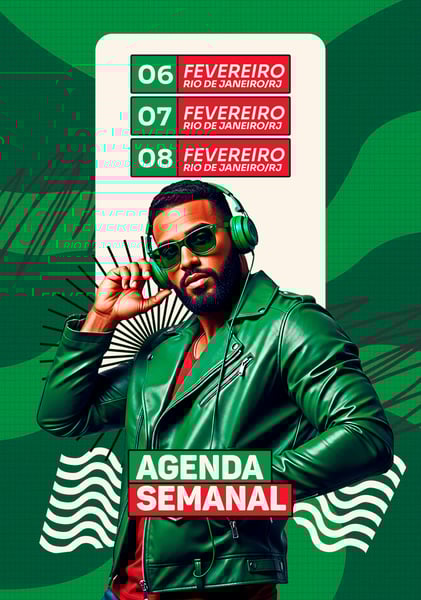 FLYER EVENTO SHOW AGENDA SEMANAL PSD FEED 97