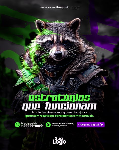 FEED VERTICAL - AGÊNCIA DE MARKETING DIGITAL | PSD EDITÁVEL
