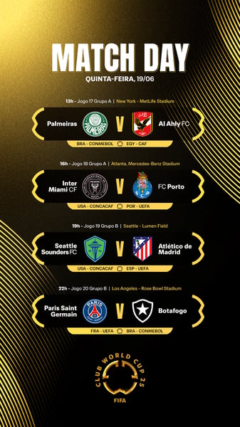 MATCH DAY QUINTA 19 JUL FIFA CWC 2025 FINAL STORIES