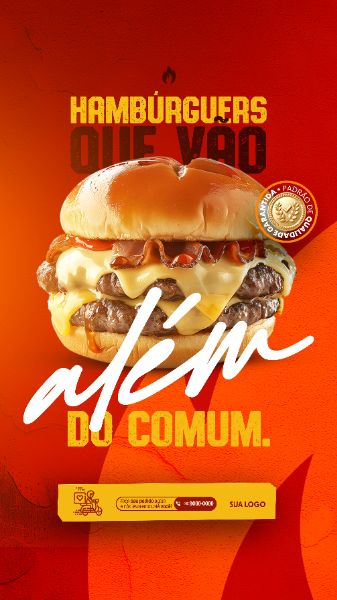 STORY - HAMBURGUERIA - HAMBÚRGUERS QUE VÃO ALÉM DO COMUM