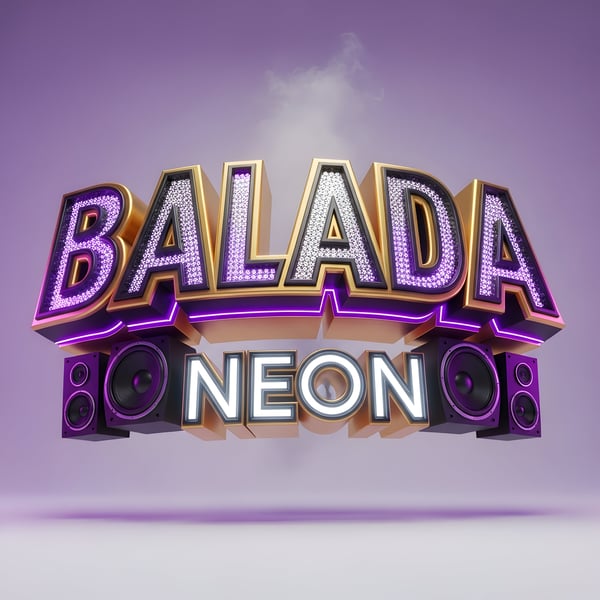 SELO 3D BALADA NEON FUNK REALISTA 07