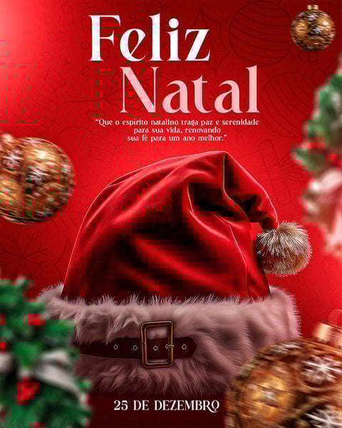 SBE 12 - FLYER DE FELIZ NATAL