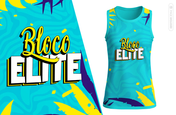 MOCKUP DE MODELO DE CAMISETA BLOCO DE CARNAVAL ABADÁ ESTAMPA CAMISA DESIGN TOTALMENTE EDITAVEL