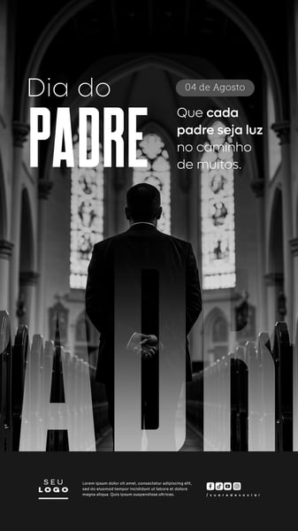 DIA DO PADRE 04 DE AGOSTO SOCIAL MEDIA PSD EDITÁVEL STORY 2