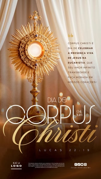 DIA DE CORPUS CHRISTI 04 DE JUNHO STORY SOCIAL MEDIA PSD EDITÁVEL 3