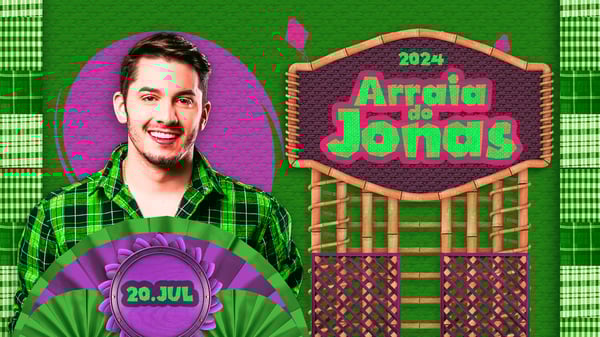 ARRAIA DO JONAS SÃO JOÃO CAPA YOUTUBE PSD EDITÁVEL